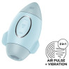 Satisfyer Stimulateur de clitoris Mission Control Bleu
